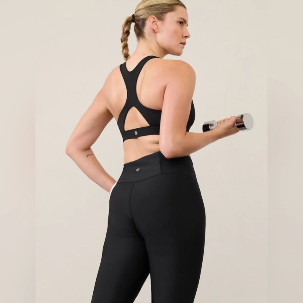 NWT Athleta Ultimate Black Bra Size Medium (Best for A-C Cups)